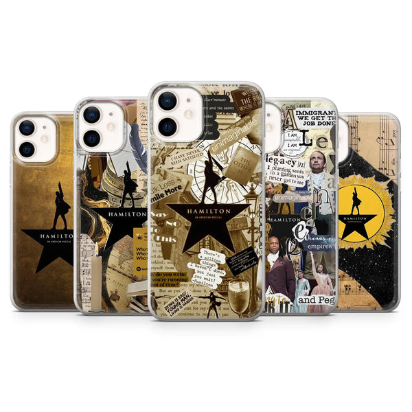 Hamilton Musical Phone Case Broadway Star Cover for iPhone 16 Pro Max