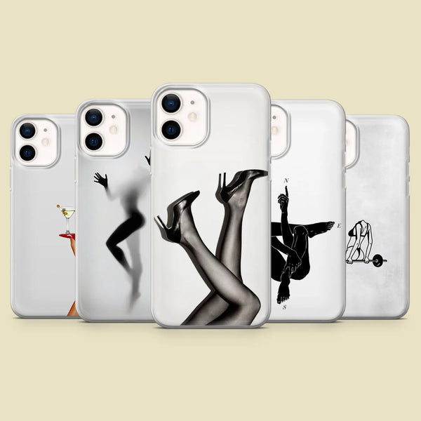 Women Power Phone Case Legs Body Aesthetic Cover for iPhone 16 Pro Max