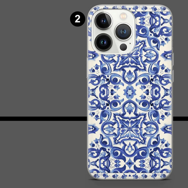 Arab Tile Phone Case Islamic Muslim Cover for iPhone 16 Pro Max