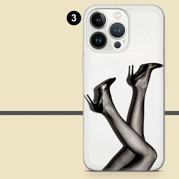 Women Power Phone Case Legs Body Aesthetic Cover for iPhone 16 Pro Max