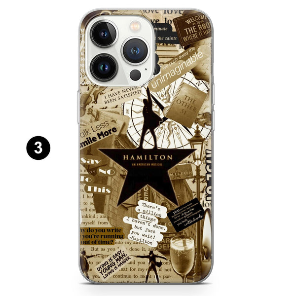Hamilton Musical Phone Case Broadway Star Cover for iPhone 16 Pro Max