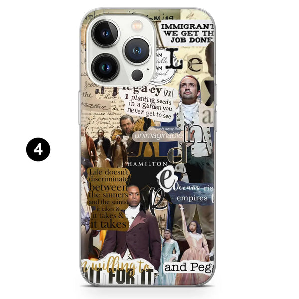 Hamilton Musical Phone Case Broadway Star Cover for iPhone 16 Pro Max