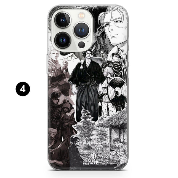 Vinland Saga Phone Case Thorfinn Viking Cover for iPhone 16 Pro Max