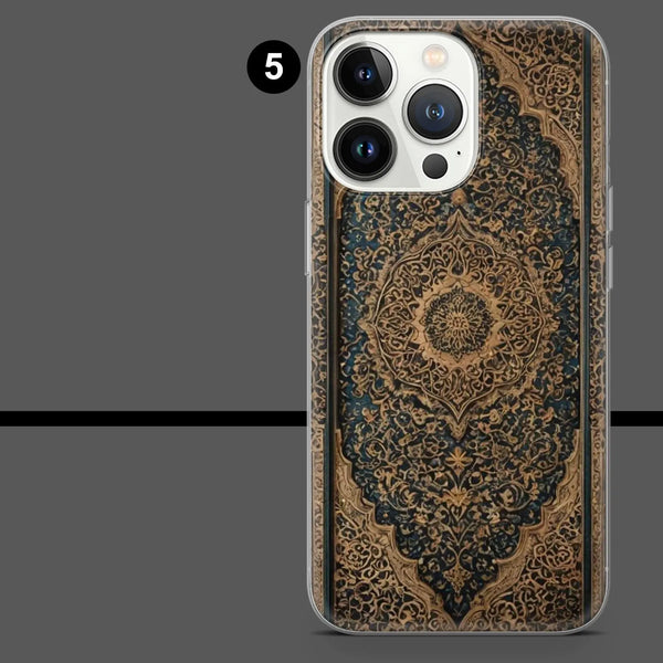 Arab Tile Phone Case Islamic Muslim Cover for iPhone 16 Pro Max