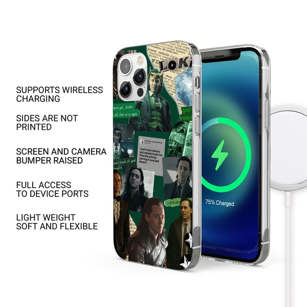 Norse God Phone Case Loki Trickster Cover for iPhone 16 Pro Max