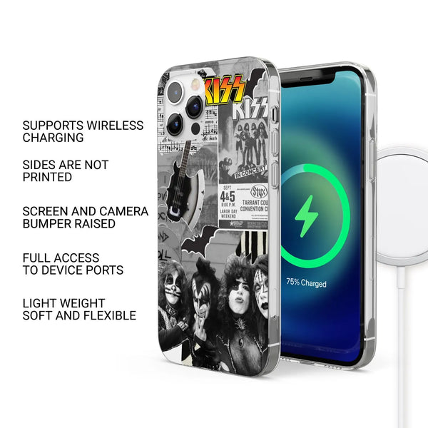 KISS Phone Case Legendary Aesthetic Cover for iPhone 16 Pro Max