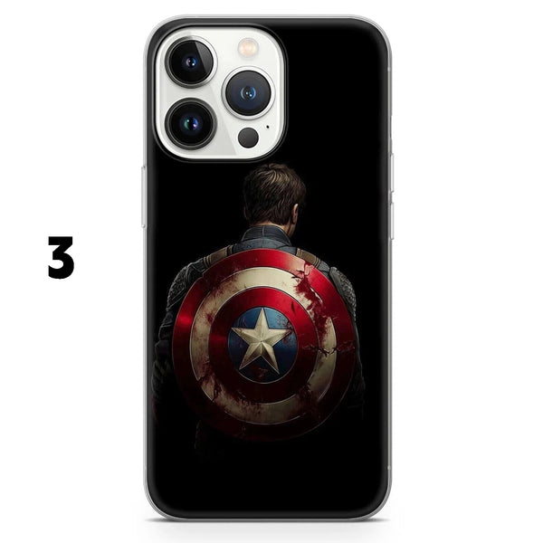 Captain America Phone Case Steve Soldier Cover for iPhone 16Pro Max
