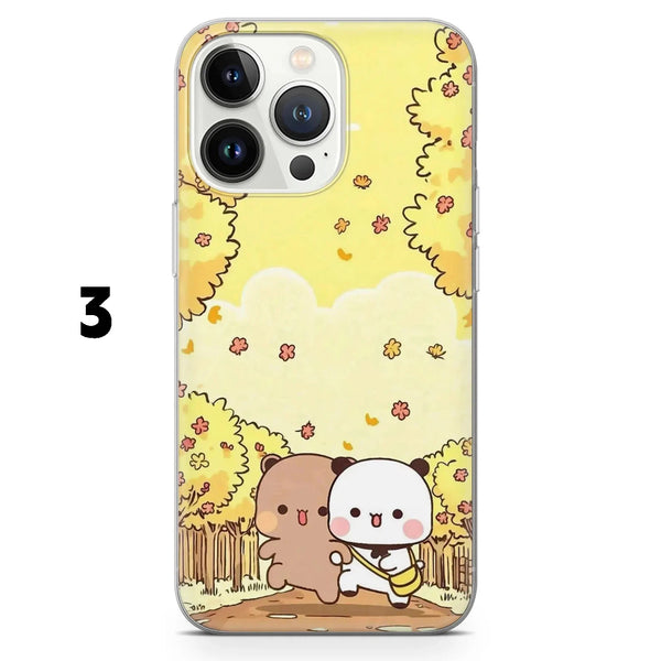 Bubu And Dudu Phone Case Cute Bears Chubby Cover for iPhone 16Pro Max