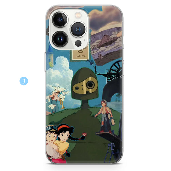 Studio Ghibli Phone Case Laputa Castle Cover for iPhone 16Pro Max
