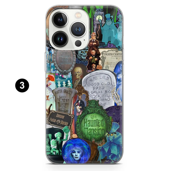Ghosts Phone Case Haunted Mansion Disney Cover for iPhone 16 Pro Max
