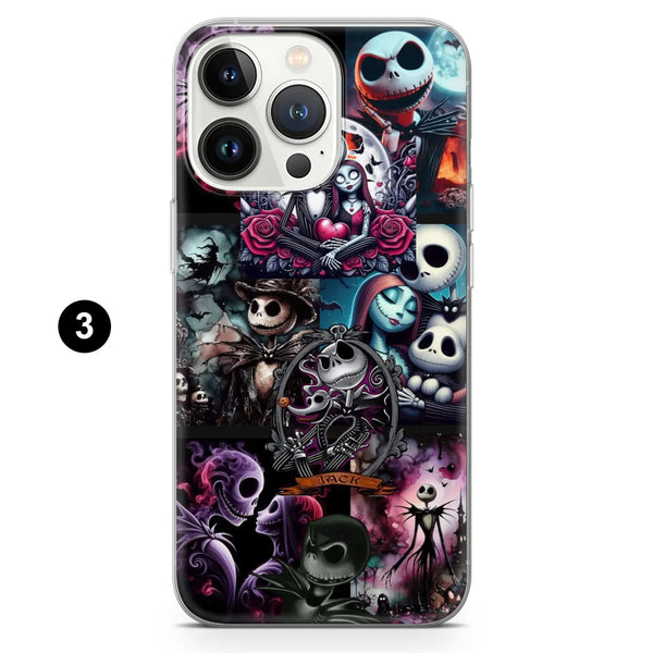 Skellington Phone Case Gothic Holiday Cover for iPhone 16 Pro Max