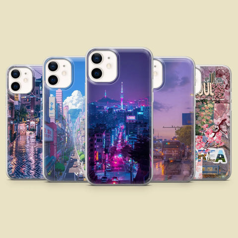 Korean Phone Case Seoul Aesthetic Cover for iPhone 16 Pro Max