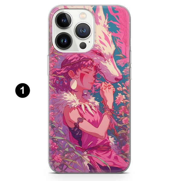 Mononoke Phone Case Princess Forest Cover for iPhone 16 Pro Max