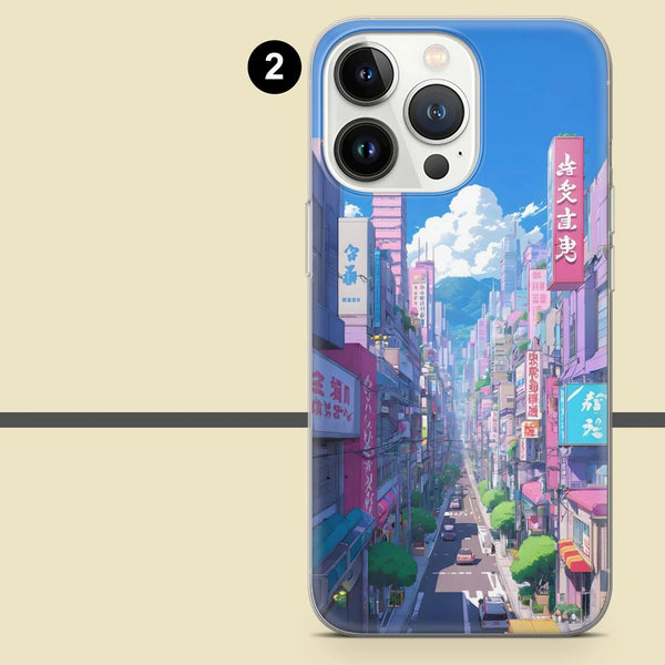 Korean Phone Case Seoul Aesthetic Cover for iPhone 16 Pro Max
