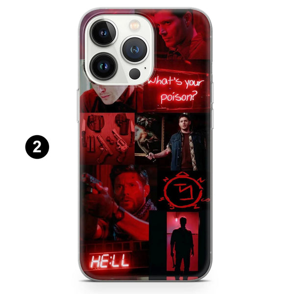 Supernatural Phone Case Brothers Castiel Cover for iPhone 16 Pro max
