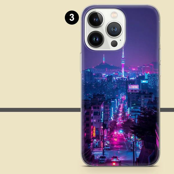 Korean Phone Case Seoul Aesthetic Cover for iPhone 16 Pro Max