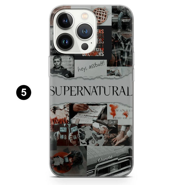 Supernatural Phone Case Brothers Castiel Cover for iPhone 16 Pro max