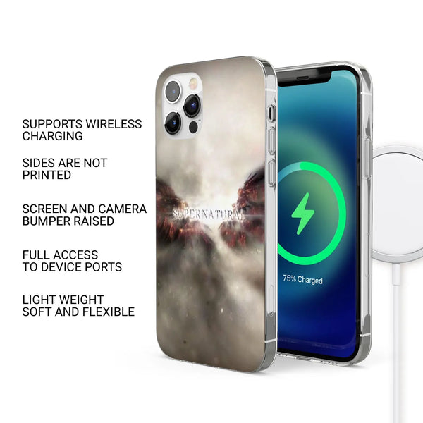 Supernatural Phone Case Brothers Castiel Cover for iPhone 16 Pro max