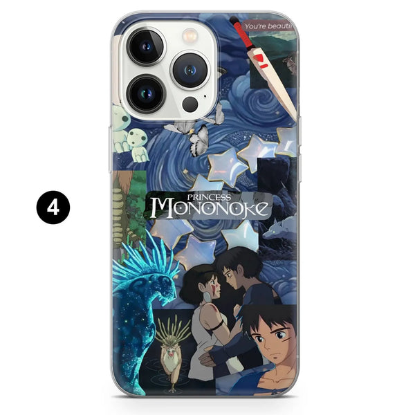 Princess Mononoke Phone Case Aesthetic Forest Cover for iPhone 16 Pro Max