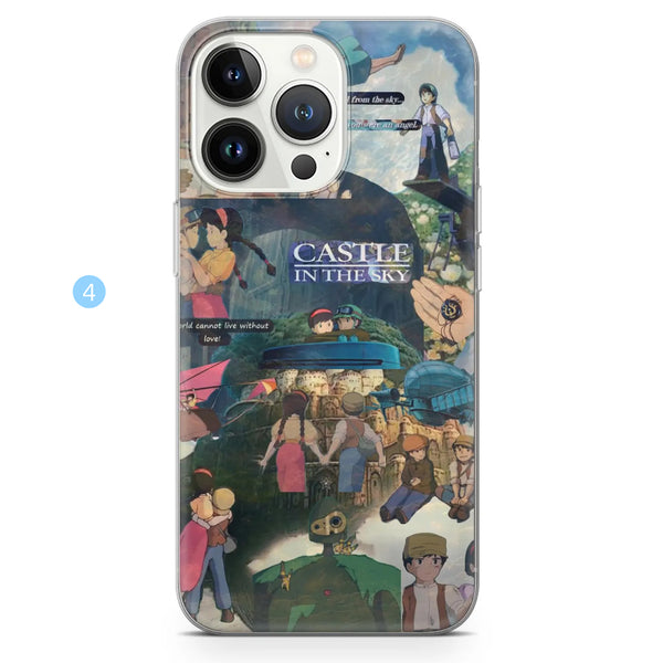 Studio Ghibli Phone Case Laputa Castle Cover for iPhone 16Pro Max