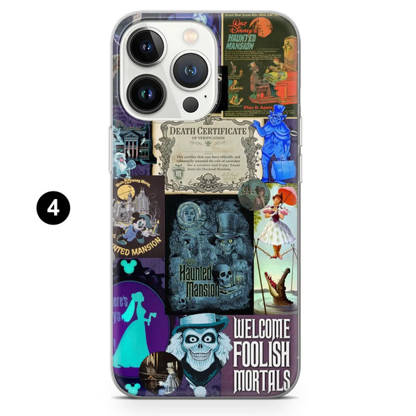 Ghosts Phone Case Haunted Mansion Disney Cover for iPhone 16 Pro Max