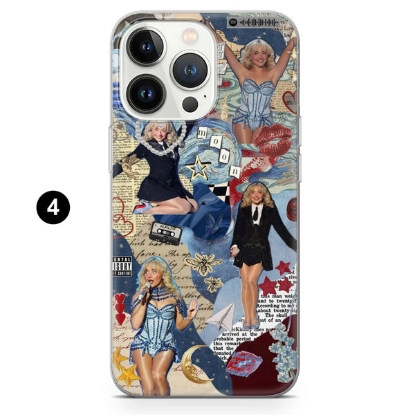 Sabrina Carpenter Phone Case Confident Pop Star Cover for iPhone 16 Pro Max