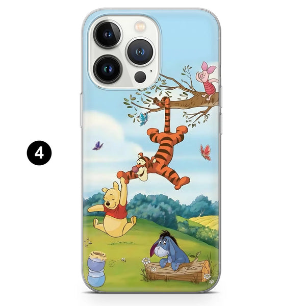 Winnie The Pooh Phone Case Woods Bear Cover for iPhone 16 Pro Max