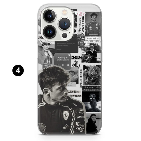Formula 1 Phone Case Charles Leclerc Racing Cover for iPhone 16 Pro Max