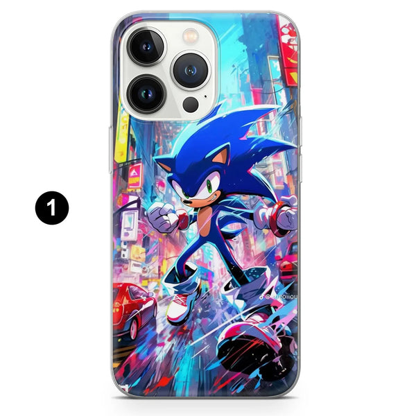 Sonic The Hedgehog Phone Case Classic Blue Cover for iPhone 16 Pro Max