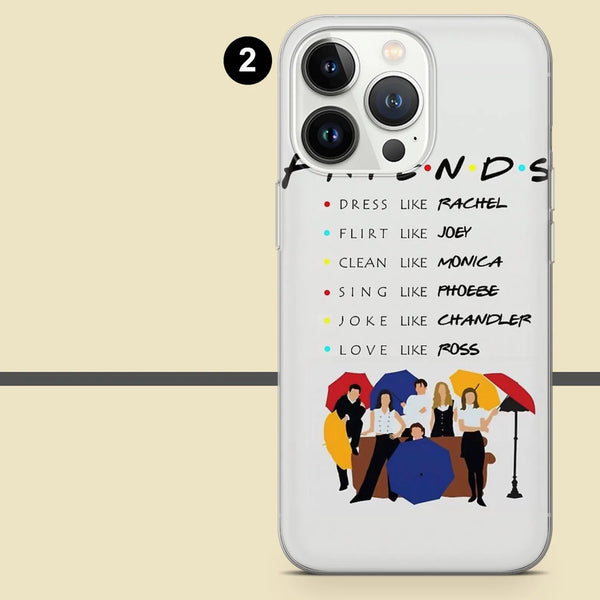 Friends Phone Case TV Show Characters Cover for iPhone 16 Pro Max