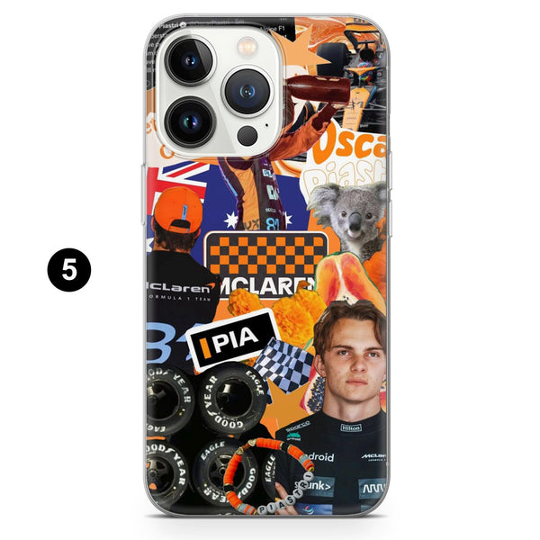 Formula 1 Phone Case Oscar Piastri Racecar Cover for iPhone 16 Pro Max