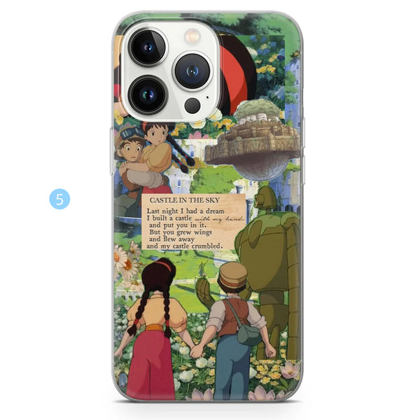 Studio Ghibli Phone Case Laputa Castle Cover for iPhone 16Pro Max