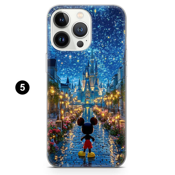 Mickey Mouse Phone Case Christmas Winter Cover for iPhone 16 Pro Max