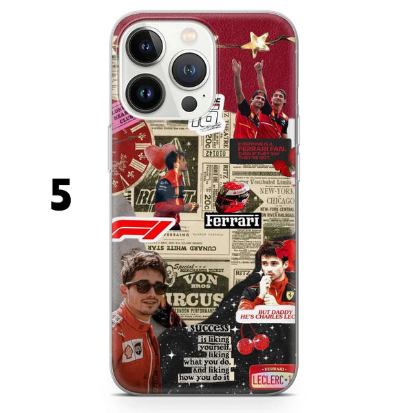 Charles Leclerc Phone Case Formula 1 Motosport Cover for iPhone 16Pro Max