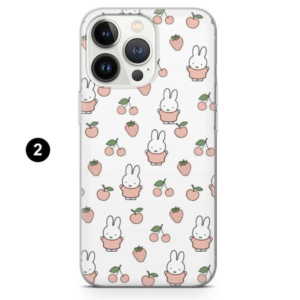 Miffy Phone Case Cute Bunny Minimalistic Cover for iPhone 16 Pro Max