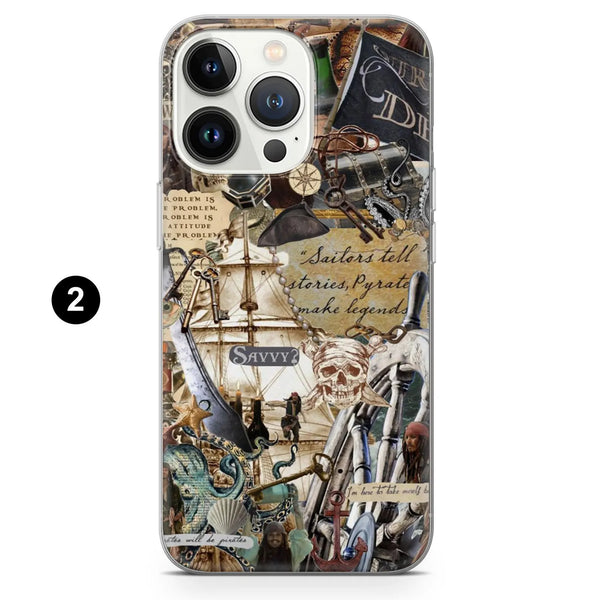 Pirates Of Caribbean Phone Case Jack Treasure Cover for iPhone 16 Pro Max