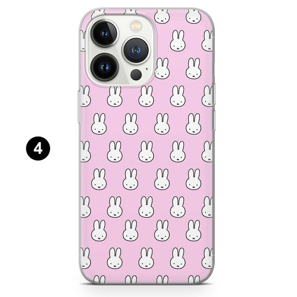 Miffy Phone Case Cute Bunny Minimalistic Cover for iPhone 16 Pro Max