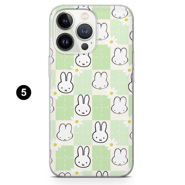 Miffy Phone Case Cute Bunny Minimalistic Cover for iPhone 16 Pro Max
