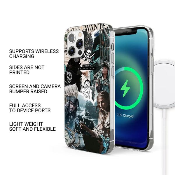 Pirates Of Caribbean Phone Case Jack Treasure Cover for iPhone 16 Pro Max