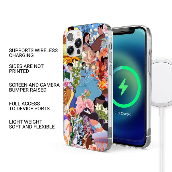 Disney Lovers Phone Case Fairytales Aesthetic Cover for iPhone 16 Pro Max