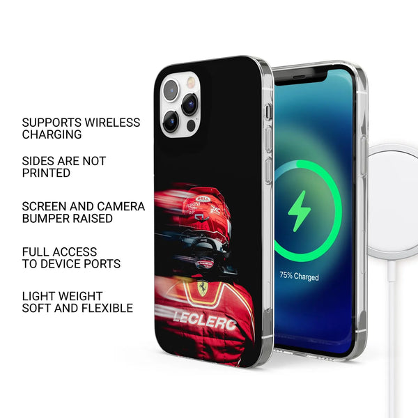 Formula 1 Phone Case Charles Leclerc Racing Cover for iPhone 16 Pro Max