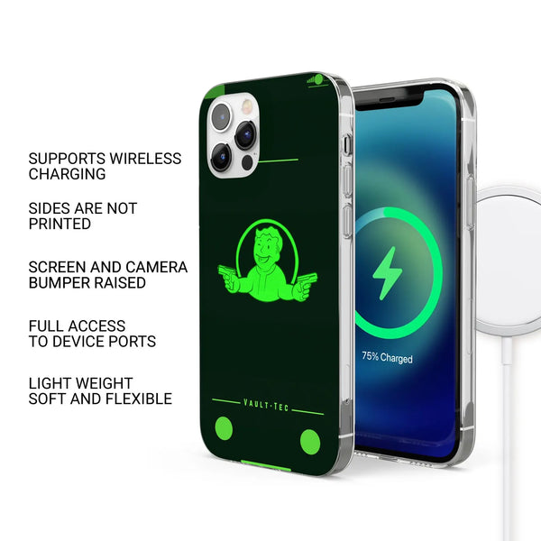 Fallout Phone Case Wasteland Aesthetic Cover for iPhone 16 Pro Max