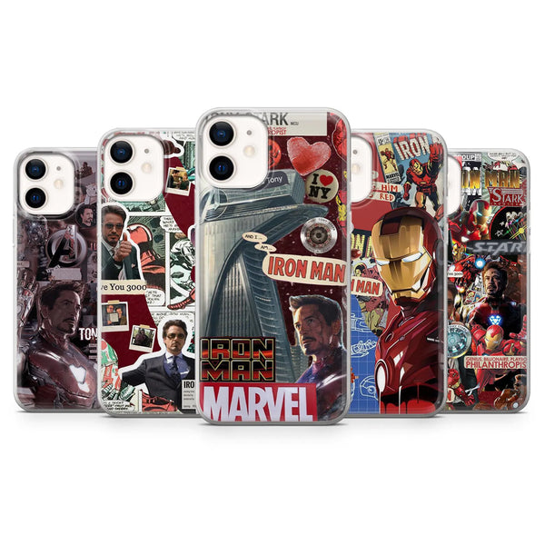 Iron Man Phone Case Tony Stark Comic Book Cover for iPhone 16 Pro Max