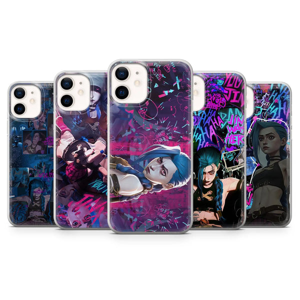 Jinx Arcane Phone Case League Legends Cover for iPhone 16 Pro Max