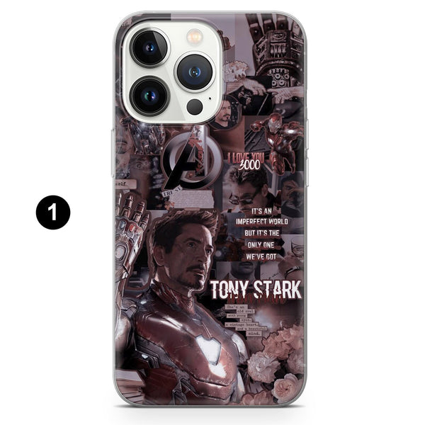 Iron Man Phone Case Tony Stark Comic Book Cover for iPhone 16 Pro Max