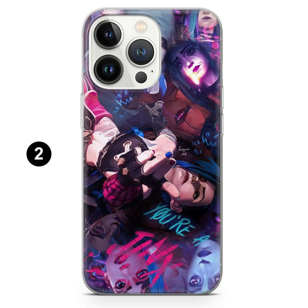 Jinx Arcane Phone Case League Legends Cover for iPhone 16 Pro Max
