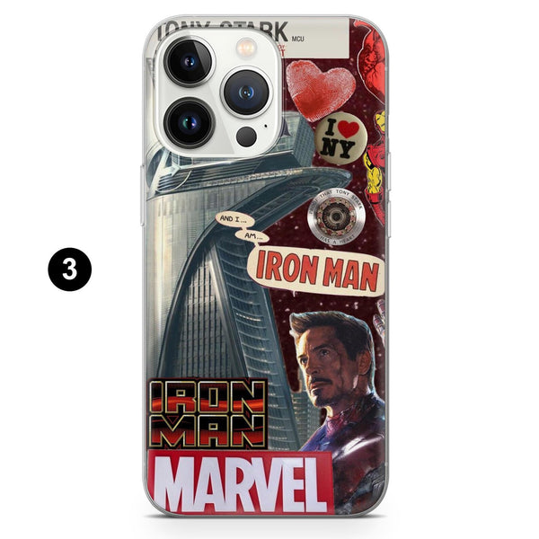 Iron Man Phone Case Tony Stark Comic Book Cover for iPhone 16 Pro Max