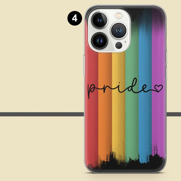 LGBTQ Phone Case Rainbow Pride Gay Cover for iPhone 16 Pro Max