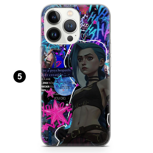Jinx Arcane Phone Case League Legends Cover for iPhone 16 Pro Max