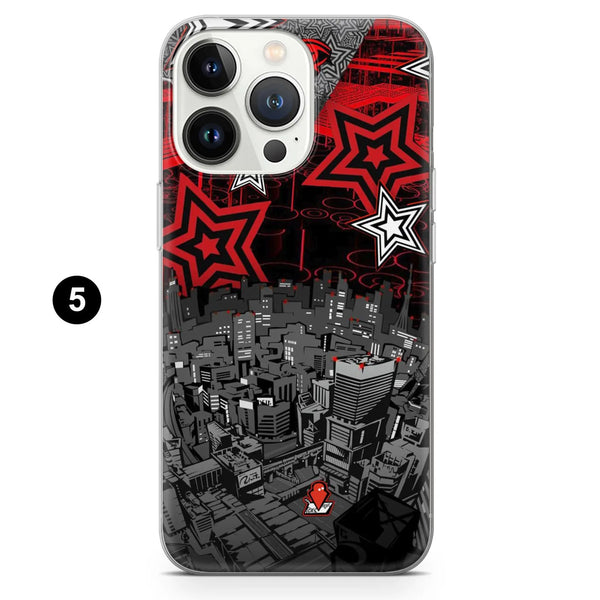 Persona 5 Phone Case Phantom Rebellion Cover for iPhone 16 Pro Max